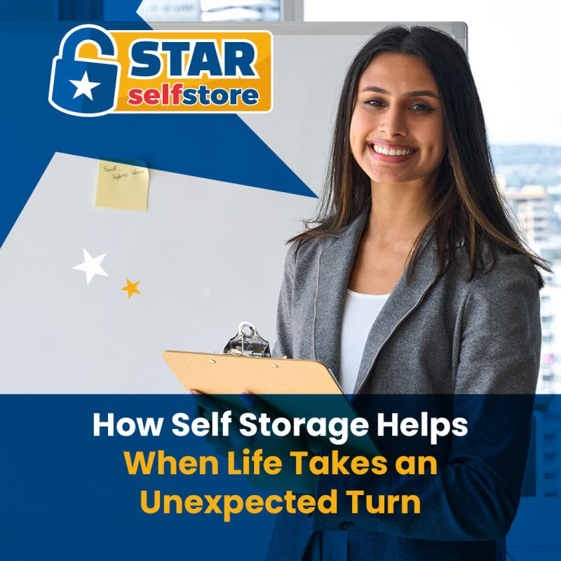 How Self Storage Helps When Life Takes An Unexpected Turn
