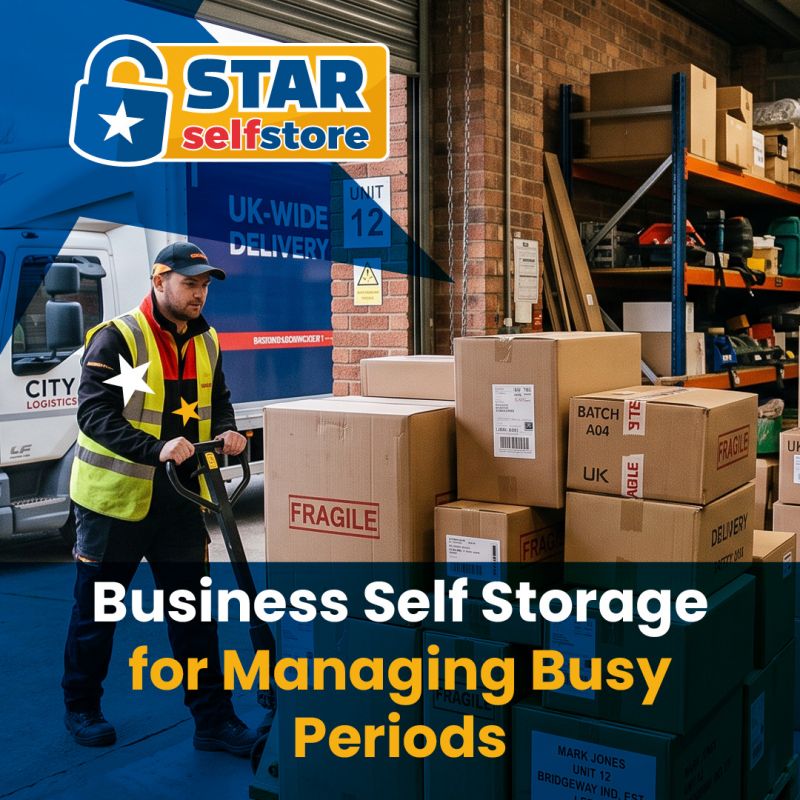 Business Self Storage for Managing Busy Periods