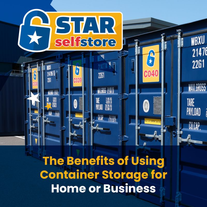 The Benefits Of Using Container Storage For Home Or Business